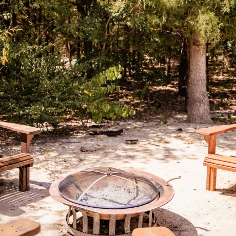 A peaceful atmosphere at Oak Meadow Ranch RV in Valley View, TX.